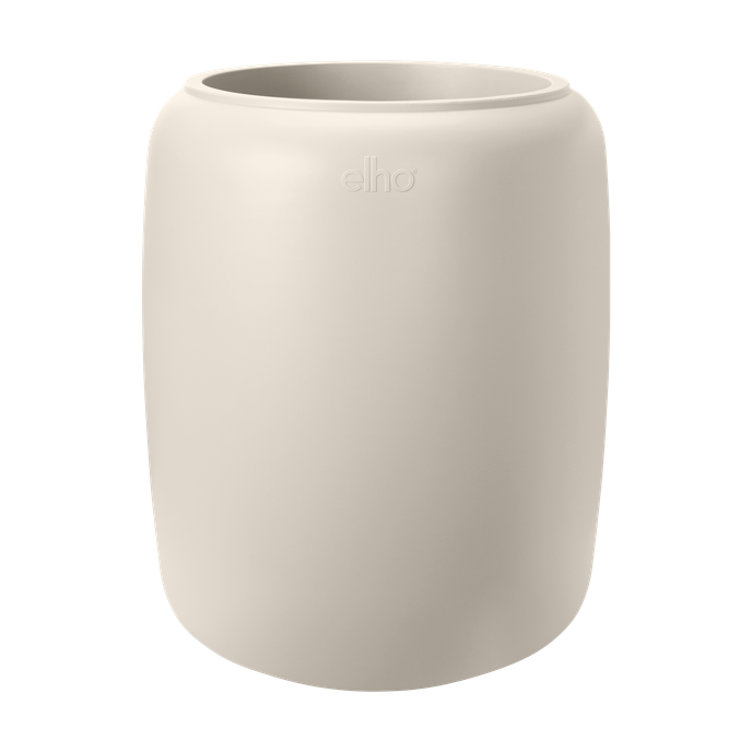 amber beads medium 40cm bianco lino